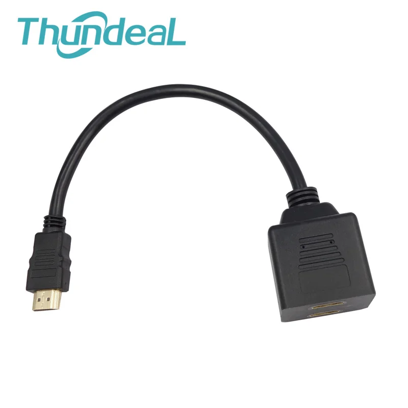 HDMI от 2 до 1 выход кабель переключатель Папа к женскому M/F в адаптер конвертер