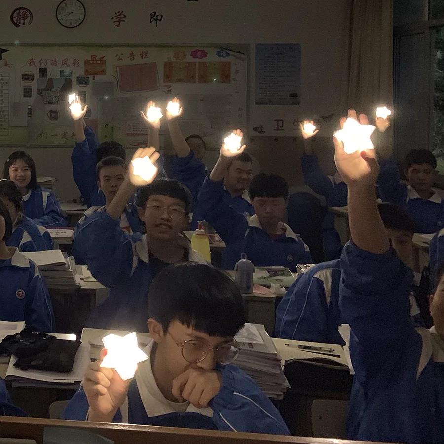 Милый светодиодный ночник со звездами носится на руке яркие лампы для детей