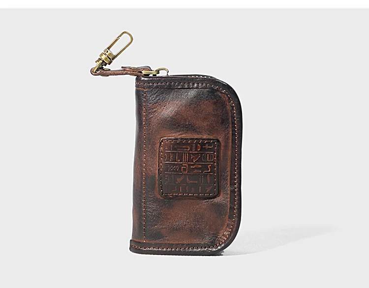 Новое поступление 2020 ретро ручная работа цветной мужской кошелек для ключей