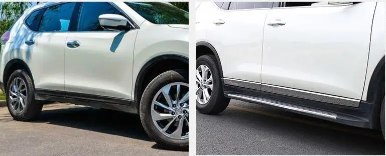 Для Nissan X-trail, T32/космического аппарата изгой 205- автомобильный детектор из нержавеющей стали отделка кузова, молдинг на боковые двери ручка газа под давлением 4 шт