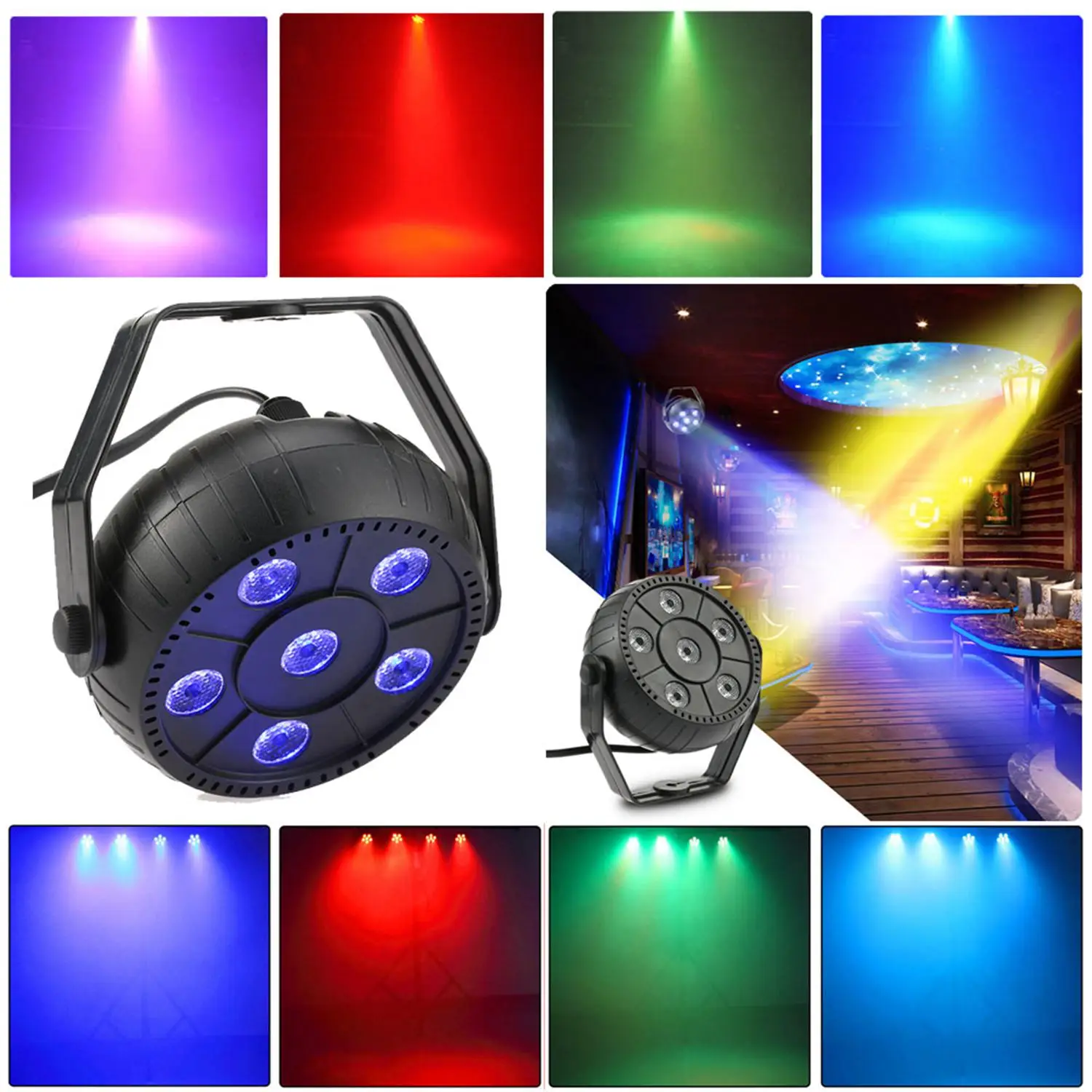 Горячая продажа мини 13 Вт Dj лазерный диско шар сценический свет 6 Led Rgb эффект