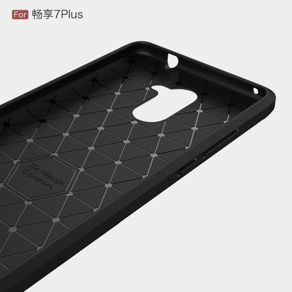 Тонкий защитный чехол для Huawei Y7 Prime Enjoy 7 Plus TRT-TL00 AL00 противоударный кожаный