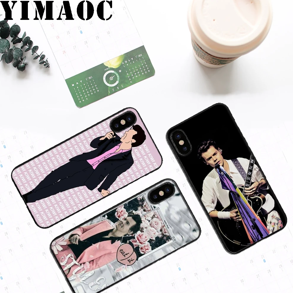 Мягкий силиконовый чехол YIMAOC Harry 1D для iPhone 11 Pro Xr Xs Max X или 10 8 7 6 6S Plus 5 5S SE |