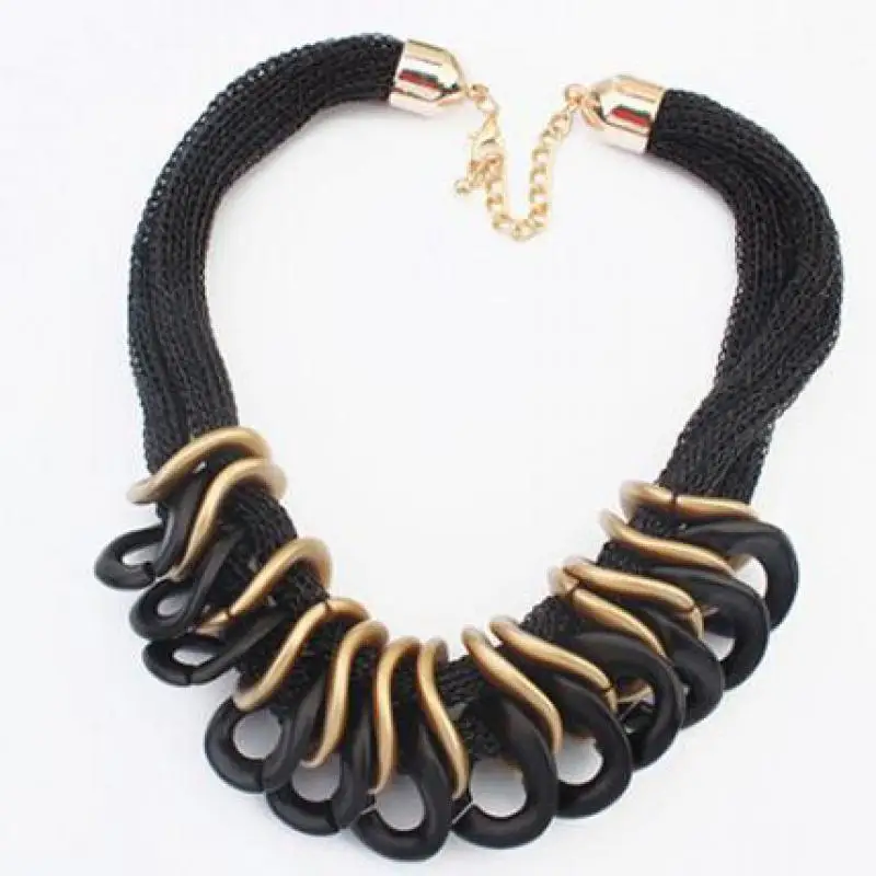 Женское длинное ожерелье изящное ювелирное изделие массивное женский модный