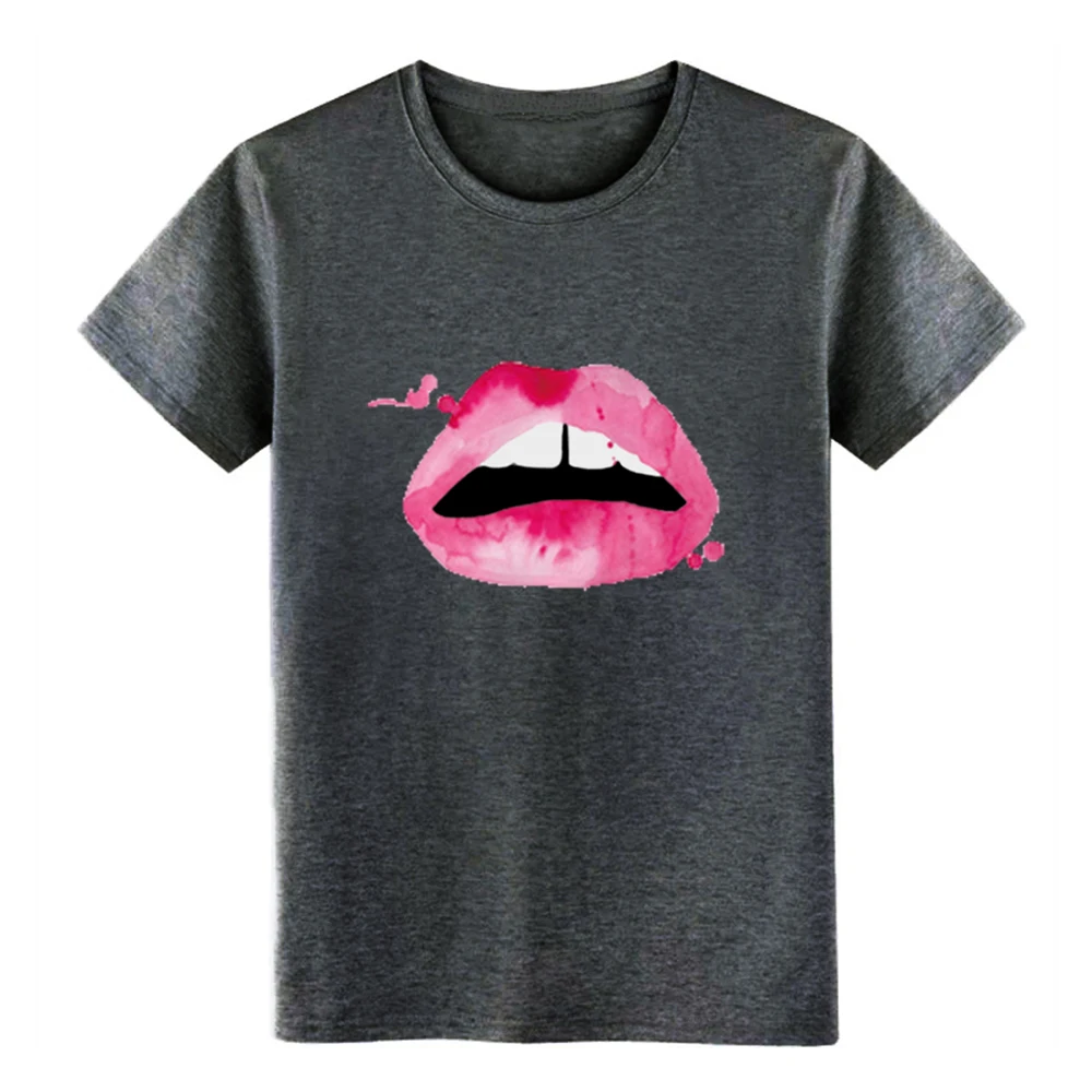 Men's Lips/Gap t shirt Printing tee Euro Size S-3xl Standard Anti-Wrinkle New Style summer slim Мужская одежда