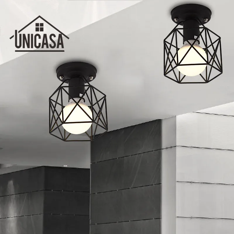 Железные подвесные светильники в античном стиле светодиодный потолочный