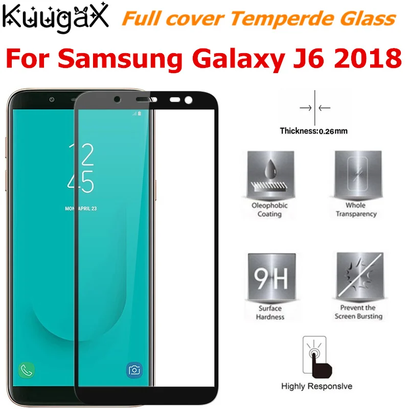 Защитная пленка для экрана закаленное стекло samsung J6 2018 J600 9H 5 6 дюймов упрочненные
