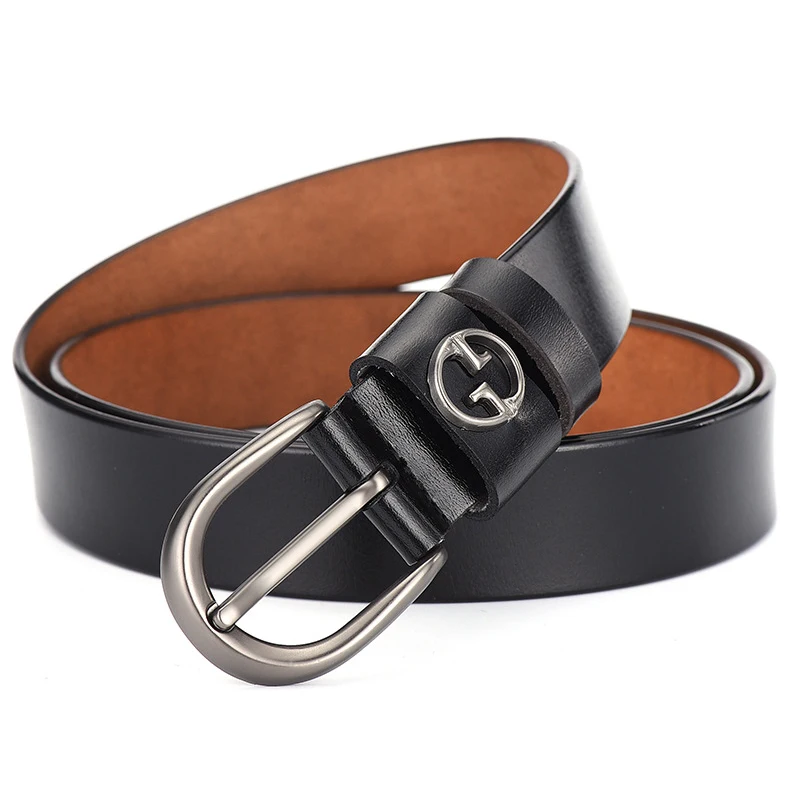 Модный женский ремень Goebel с пряжкой язычком поясной повседневные кожаные ремни