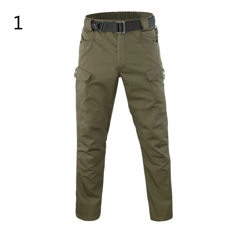 Брюки карго мужские тактические хлопок полиэстер стрейч много карманов стиль
