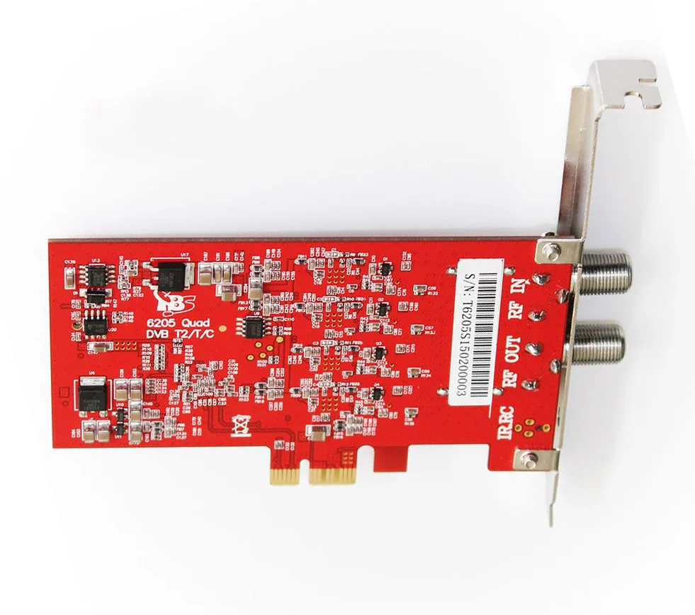 TBS6205 Quad ТВ тюнер DVB-T2/T/C карта PCIe | Электроника