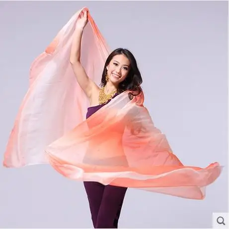 Женская Фата для танца живота из искусственного шелка 2 5*1 м|veil dress|fabric knitfabric staples |