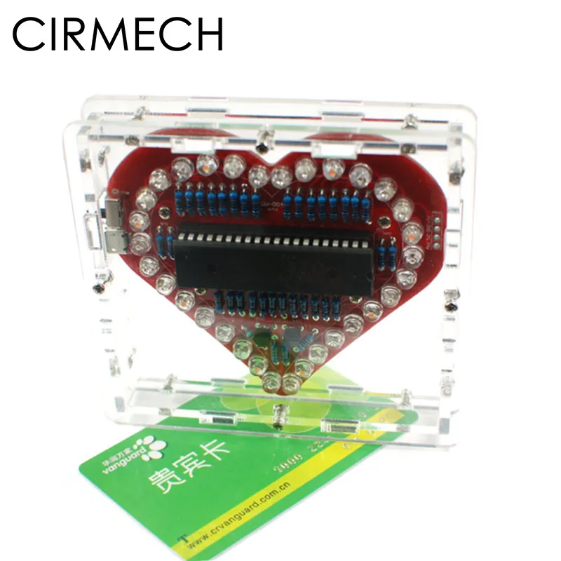 CIRMECH SCM 32 с одним чипом светодиодная вспышка в форме сердца многофункциональные