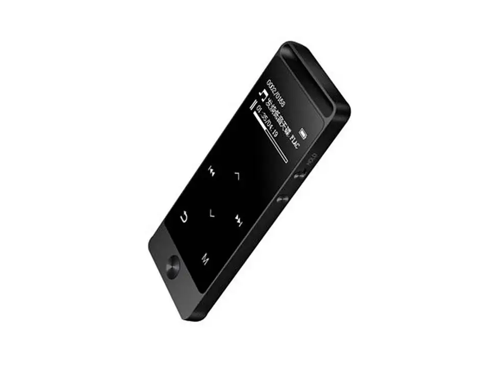 Черный BENJIE S5 Bluetooth версия 8G APE/FLAC/WAV сенсорный экран мини HiFi музыкальный плеер начального уровня без потерь - Цвет: Черный