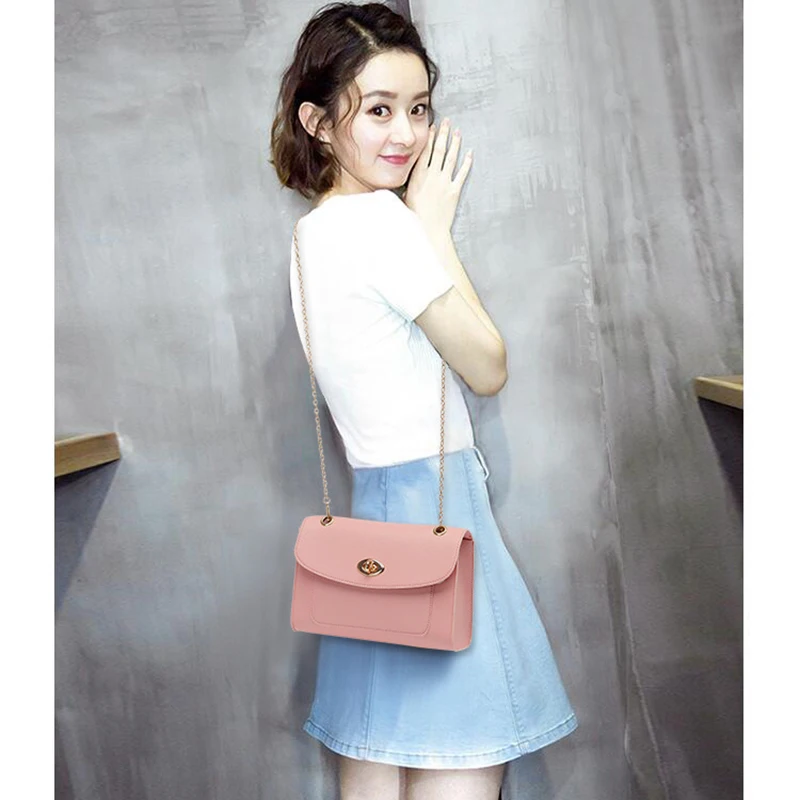 Модная сумка через плечо для женщин 2020 Маленькая кожаная женский мини мобильный