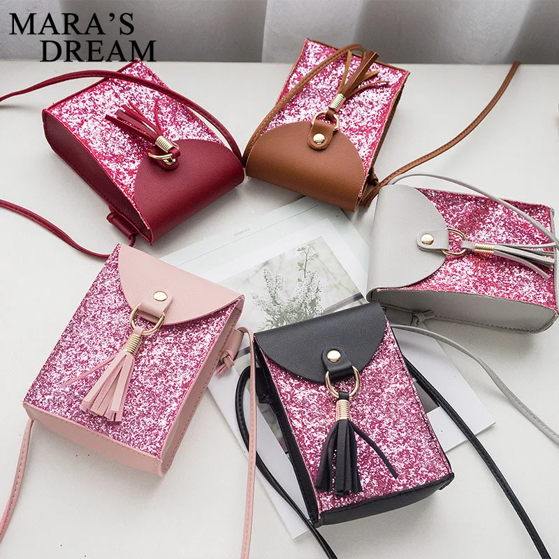 Mara's Dream новинка 2019 повседневные сумки с бахромой мини квадратная сумка на плечо