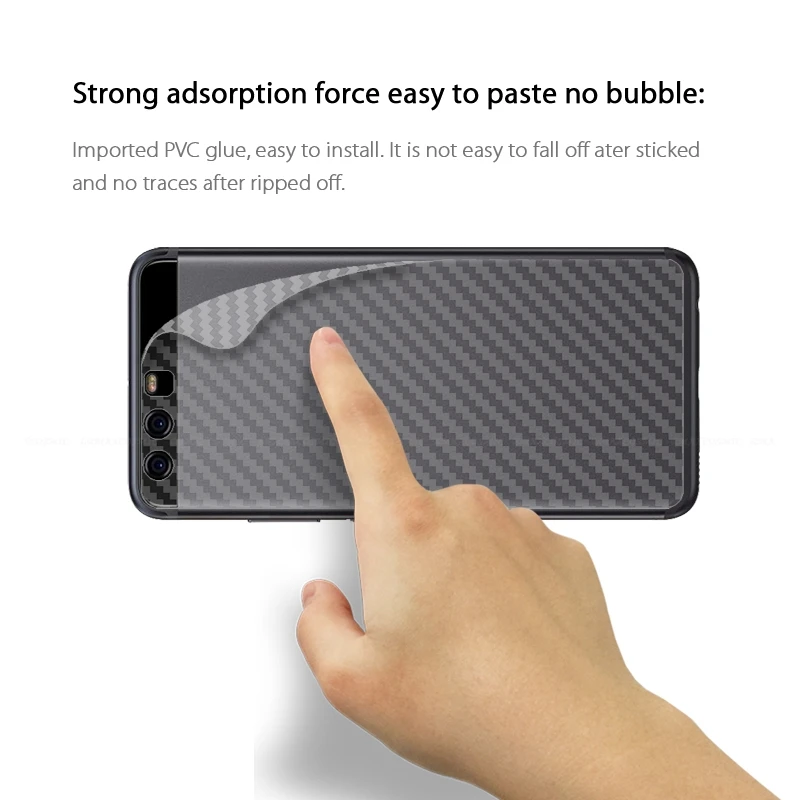 Защитная задняя крышка из углеродного волокна для Huawei Mate 10 9 Pro Lite пленка задней