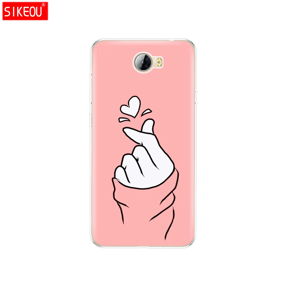 Мягкий силиконовый чехол из ТПУ для Huawei Y5 II Y5 2/Y6 II Compact/Россия Honor 5A LYO-L21 Cat flower - Цвет: 12060