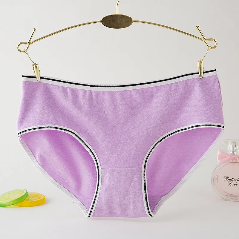 light purple Новинка, женские трусики, хлопок, сексуальные, Calcinhas, женские трусики, Culotte Femme, женские трусы, трусики, нижнее белье, женские шорты, трусы для девушек - Цвет: light purple