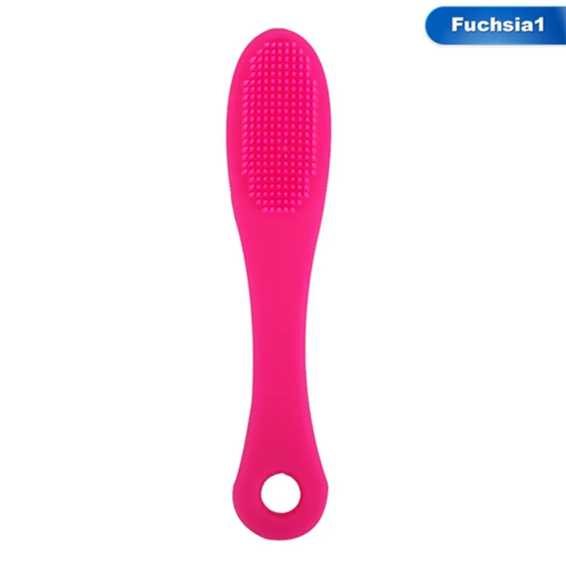 Хит продаж силиконовая очищающая щетка для носа удаление черных точек прыщи