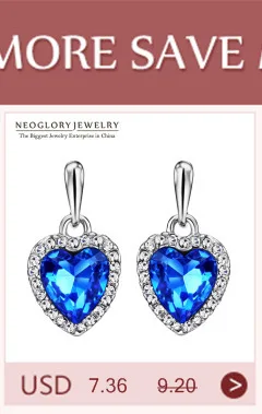 Neoglory люстра крюк длинные большие серьги висюльки для женщин подружки невесты украшенные кристаллами от Swarovski