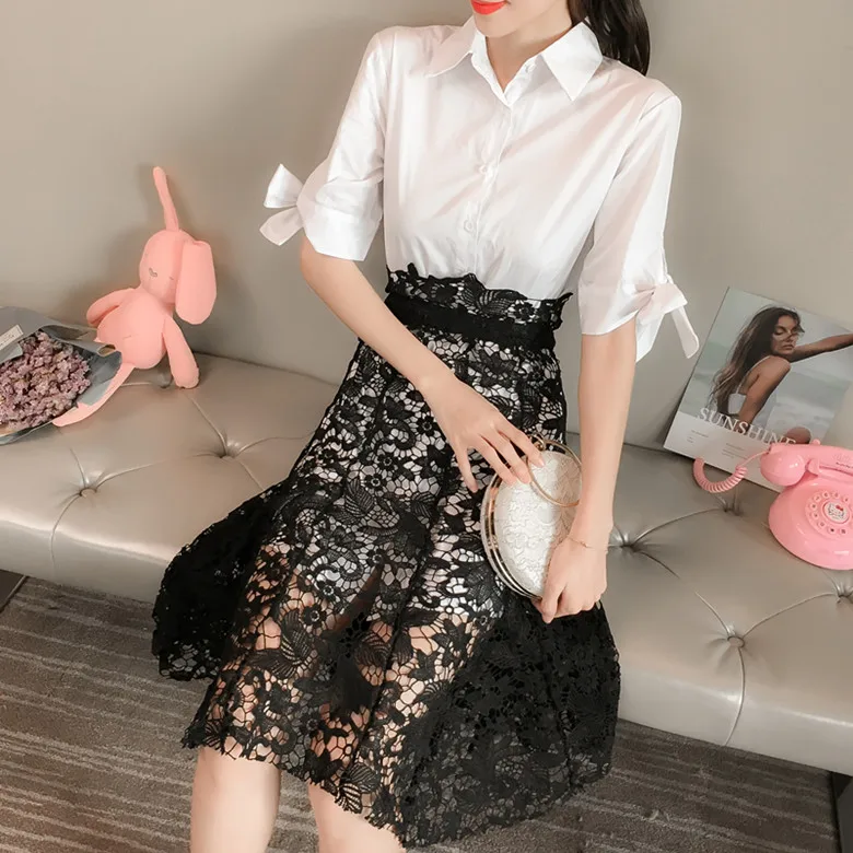 2018 новые модные женские туфли платье бантом Половина рукава Элегантный зеленый