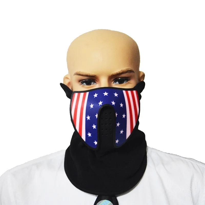 Хэллоуин большой ужас светодиодный маски рейв Кричащие светильник на