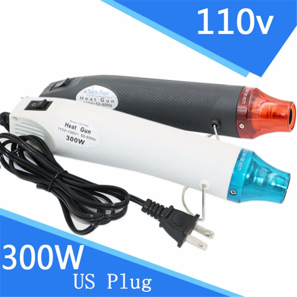 300W Electric Hot Air Gun US 110V/EU 220V Heat DIY Tools For Mud Toys/Rubber Stamp/Shrinkable Film #247679 | Электроника