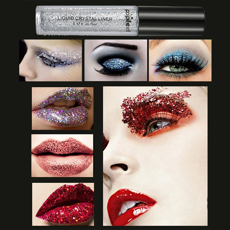 POPFEEL долговечные водостойкие жидкие блестящие подводки для глаз карандаши