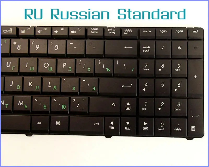 Клавиатура для ноутбука ASUS X53U SX013D K53TK K73SM X73TK A53U EH11 X73TA Русская версия|keyboard swedish|keyboard adapter ps2 to usbkeyboard automatic |