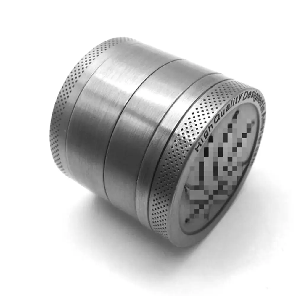 Металлический цинковый сплав Черный табак травы Точильщик 3/4 слоев ручной Muller