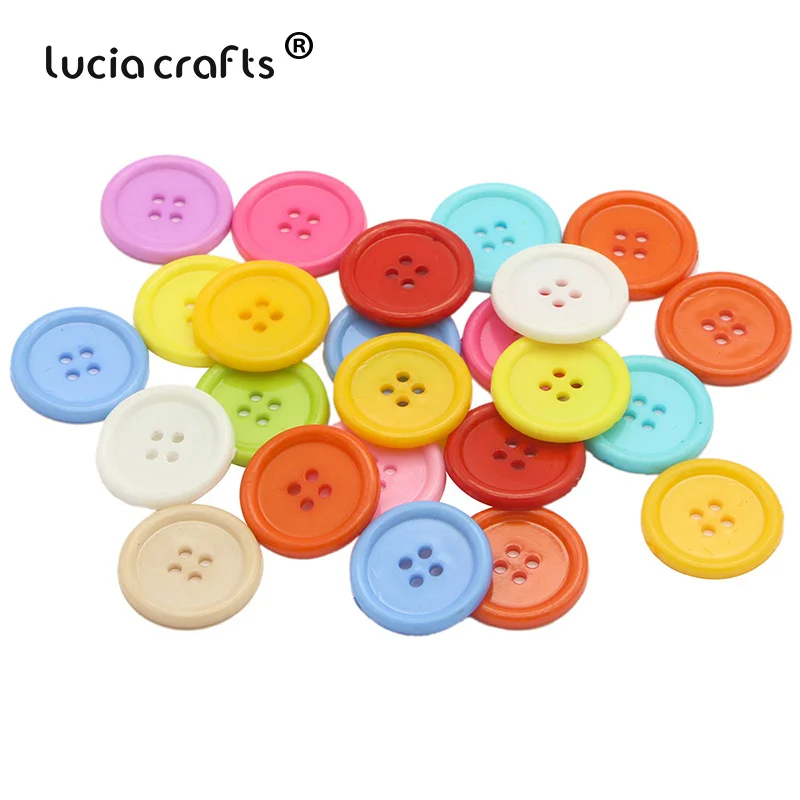 S2 25mm 30pcs Ассорти стилей 6-30 мм 2/4 отверстия случайные цвета смолы Кнопка для детей шитье скрапбукинг DIY ремесло аксессуары для одежды E0519 - Цвет: S2 25mm 30pcs