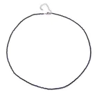 INS простые технические чокеры, крошечные Черные шпинели, бусины, ожерелье ручной работы, изысканная цепь для модных девушек и женщин, ювелирные изделия