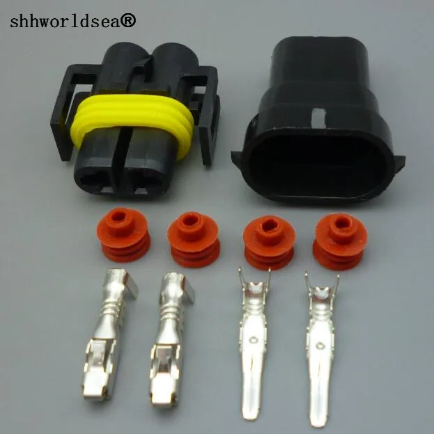 Shhworldsea 1set Automotive Connector 2 Pin Female Male 880 Socket Connector Fog Lamp Light H11 H8 H9 Lamp Socket 12124819