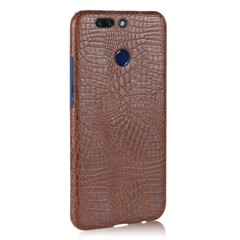 Чехол для Huawei Honor 8 Pro V9 5 7 дюйма Роскошный кожаный чехол с крокодиловым узором Honor8