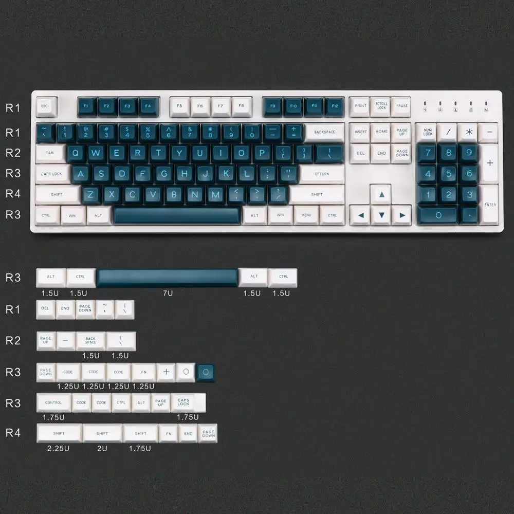 MAXKEY B & W SA Keycaps Doubleshot ABS материал для вишни механическая клавиатура MX|Клавиатуры| |