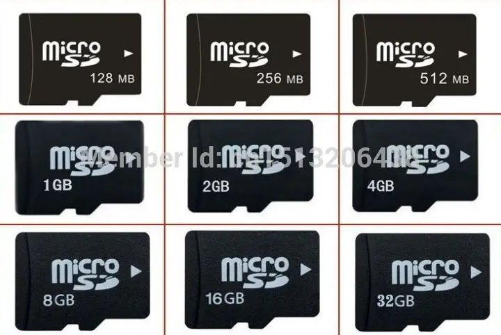 Micro SD Card 64 ГБ 32 16 8 4 2 1 100% натуральная Ёмкость гарантировано TF карты памяти