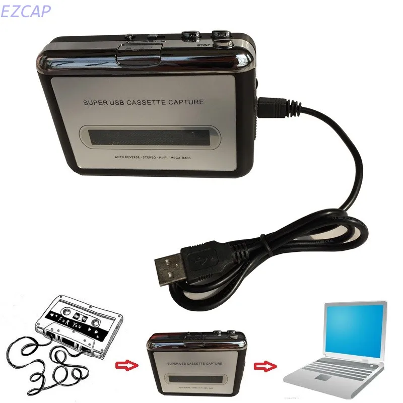 Кассетная лента CD в MP3 WAV конвертер walkman для windows mac linux| |