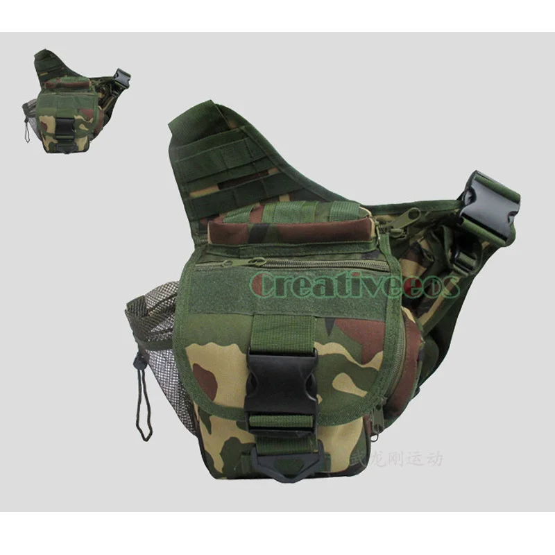 2018 Для мужчин Военно бутылка воды нейлон плеча Saddle Bag Путешествия Crossbody Камера