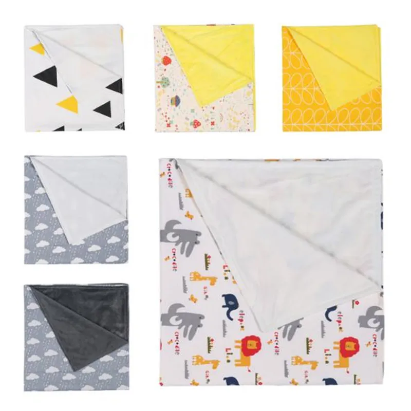 Newborns Cotton Blankets Baby Warm Soft Swaddle Air Conditioning Blanket Furry Cart Seat Bed Bedding | Мать и ребенок