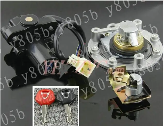 Новый Переключатель зажигания для мотоциклов комплект ключей от сиденья с