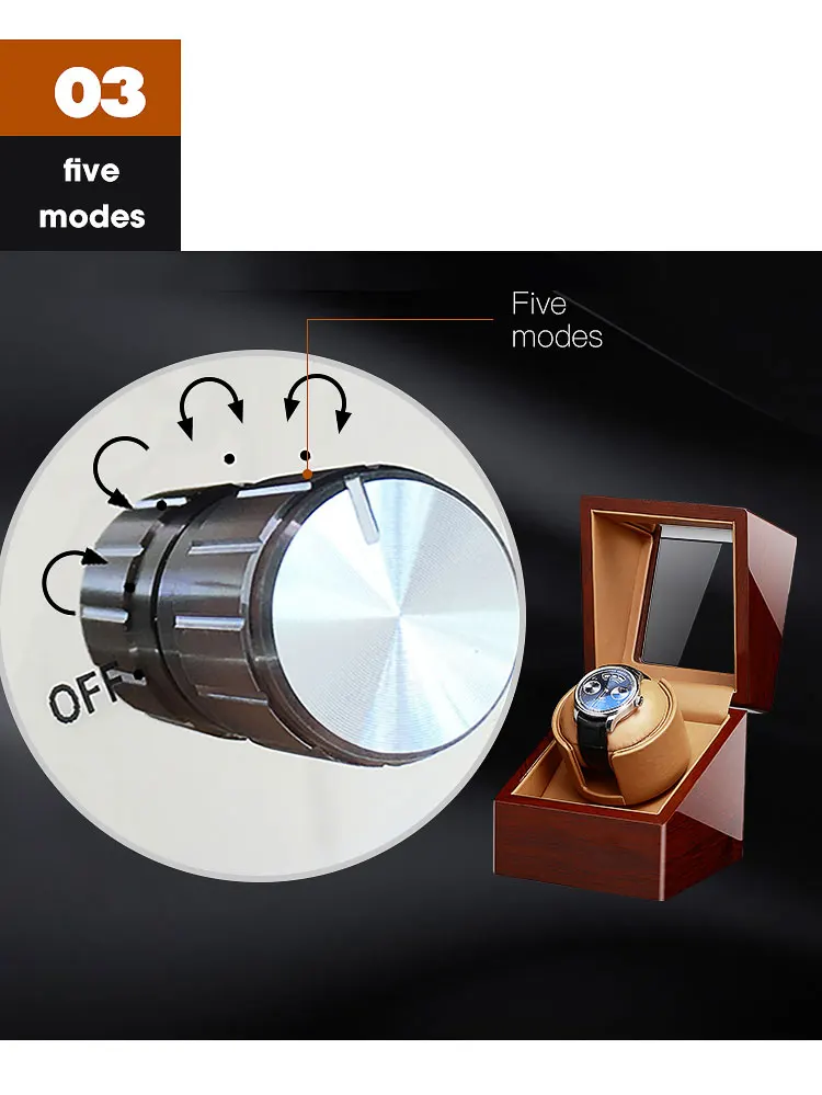Горячая remontoir montre часы Winder держатель Органайзер автоматические механические часы коробка с подзаводом мотор шейкер часы Winder 와인더 box