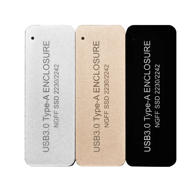 HDD чехол USB3.0 TYPE-A NGFF M2 SSD жесткий диск Корпус B соединитель в форме ключа M.2 SSD USB адаптер Поддержка 2230 2242 жесткого диска