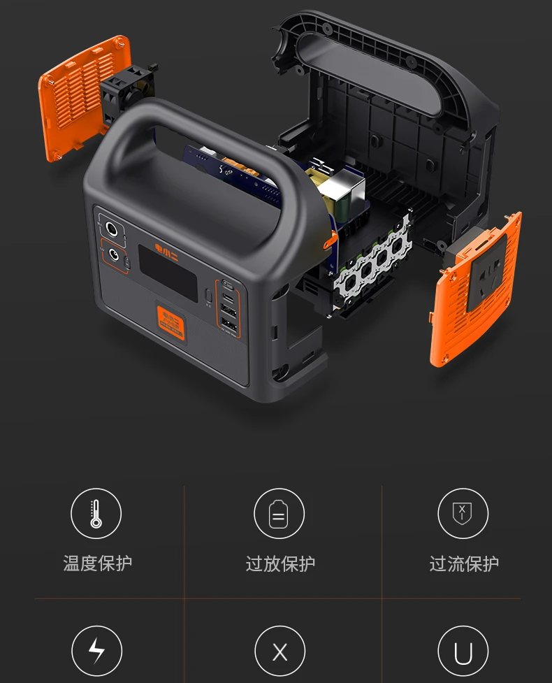 220V 100W 208WH 58000MAH Портативная портативная зарядка для ноутбука с большой емкостью резервный источник питания для отключения питания