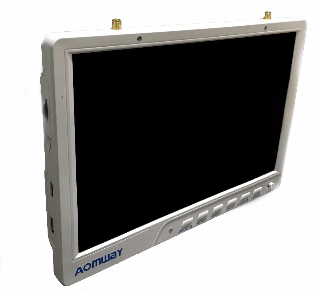 FPV Aomway 10 дюймов монитор 5 8G 40CH разнообразие HD588 HD 1920x1200 с DVR встроенный аккумулятор