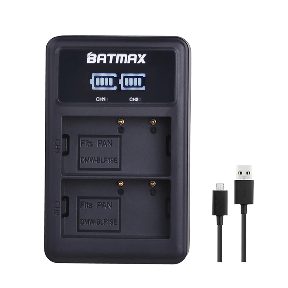 Аккумуляторная батарея Batmax двойное зарядное устройство USB для смартфонов Panasonic