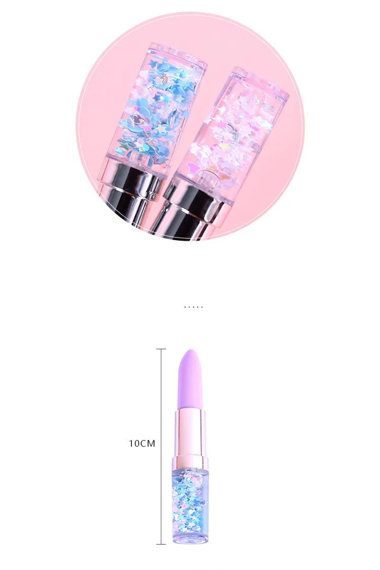 Kawaii Творческий 0,38 мм Bling Блестки, помада черные чернила гелевая ручка для девочек подпись ручка Портативный студент канцелярские