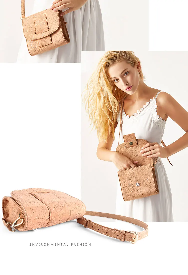 Пробковая женская сумка Новая женская маленькая сумка деревянная мини индивидуальный клатч, Курьерская сумка маленькие квадратные сумки