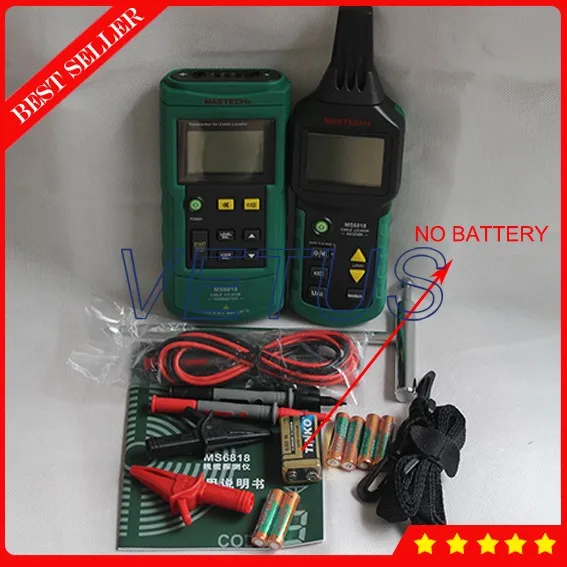 MS6818 кабель Длина измерения метр с металлической трубы Locator детектор тестера