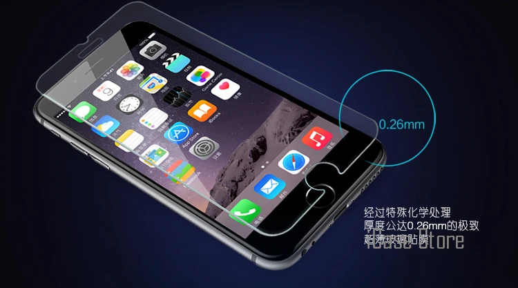 Закаленное защитное стекло 9H 0 26 мм для iPhone 4 4S 5 SE 5S 5C 6 6S 7 Plus|protector screen|tempered glass screenglass