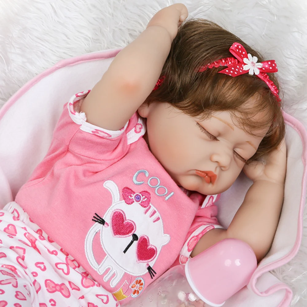 Bebes Reborn NPK кукла реальный ребенок силиконовые куклы игрушки для детей подарок